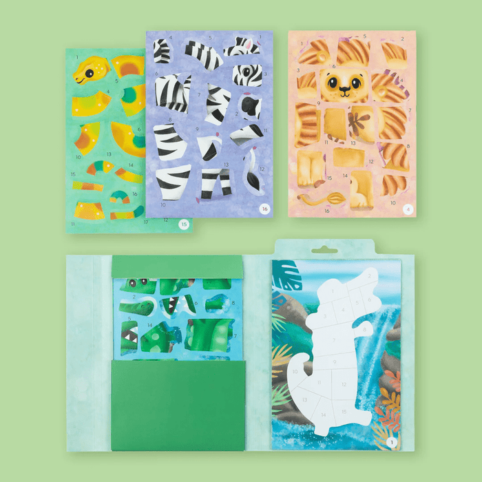 Tiger Tribe Sticker by Numbers - Animals