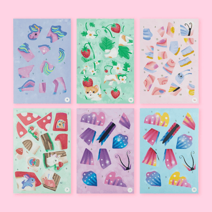 Tiger Tribe Sticker by Numbers - Magical Garden