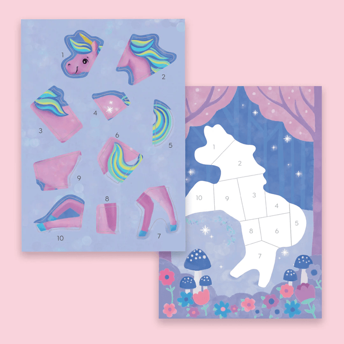 Tiger Tribe Sticker by Numbers - Magical Garden
