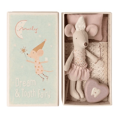 Tooth Fairy Mouse Little Sister in Box