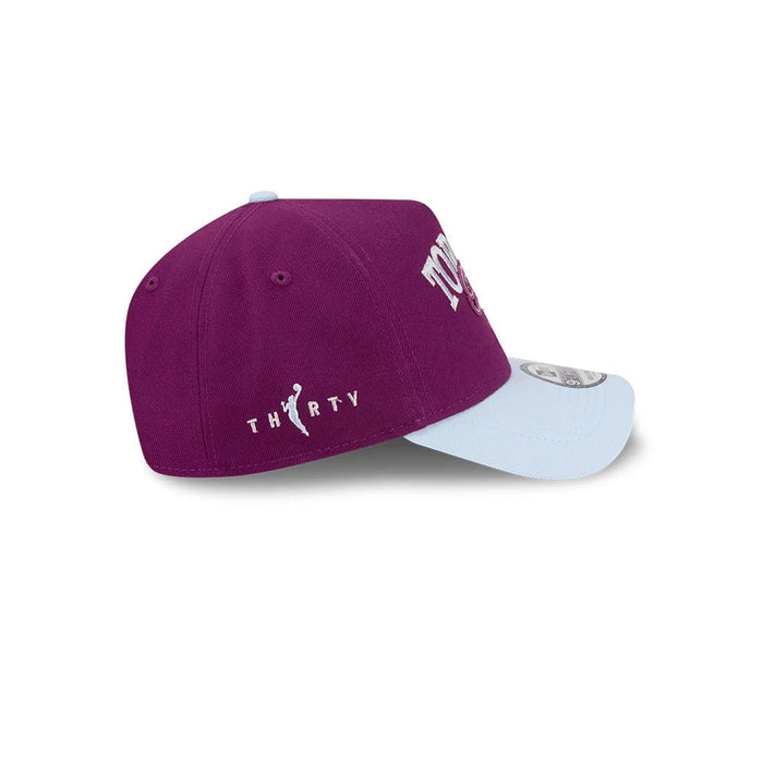 Pictured is this WNBA Tip Off 2026 Toronto Tempo 9FORTY A-Frame cap in dark red. 6
