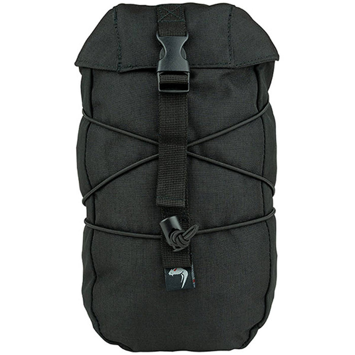front view of black viper stuffa pouch