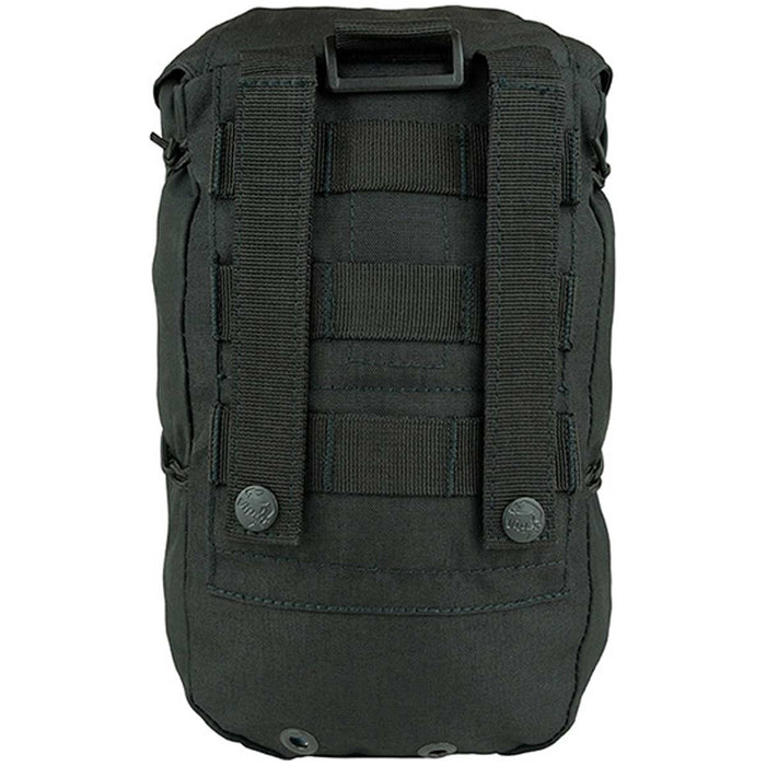 rear view of black viper stuffa pouch