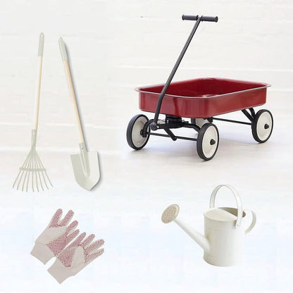 Wagon Garden Bundle Cherry Red