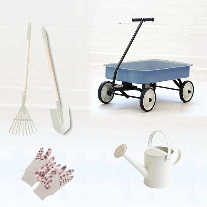Wagon Garden Bundle Steel Blue