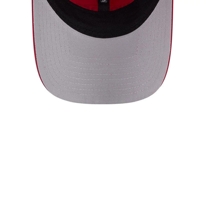 Pictured is this Womens DC Wonder Woman Open Back cap in dark red. 3