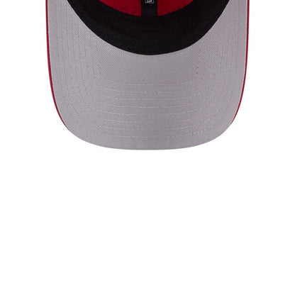 Pictured is this Womens DC Wonder Woman Open Back cap in dark red. 3