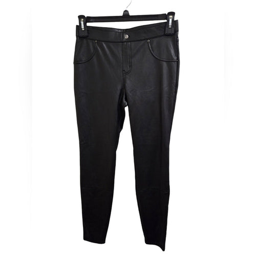 Women's Medium black pleather pants