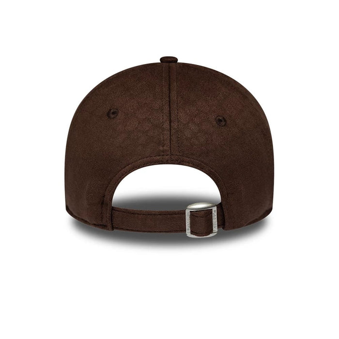 Pictured is this Womens New Era Textured 9TWENTY cap in dark brown. 6