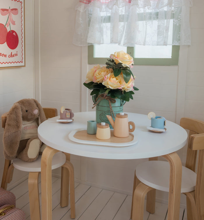 Wooden Tea Set