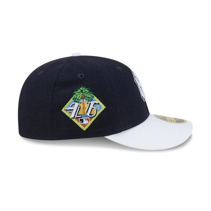 Pictured is this MLB Spring Training 2026 New York Yankees Low Profile 59FIFTY Fitted cap in navy. 5